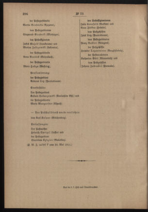 Post- und Telegraphen-Verordnungsblatt für das Verwaltungsgebiet des K.-K. Handelsministeriums 19110603 Seite: 4