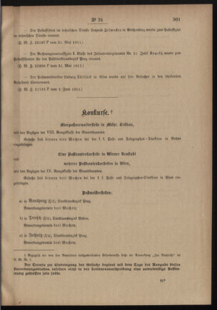 Post- und Telegraphen-Verordnungsblatt für das Verwaltungsgebiet des K.-K. Handelsministeriums 19110609 Seite: 3