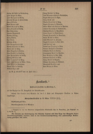 Post- und Telegraphen-Verordnungsblatt für das Verwaltungsgebiet des K.-K. Handelsministeriums 19110623 Seite: 3