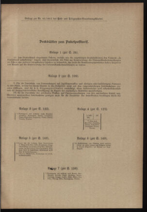 Post- und Telegraphen-Verordnungsblatt für das Verwaltungsgebiet des K.-K. Handelsministeriums 19110624 Seite: 3