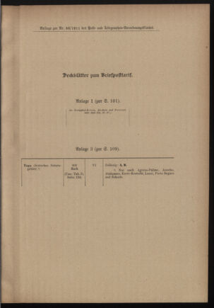 Post- und Telegraphen-Verordnungsblatt für das Verwaltungsgebiet des K.-K. Handelsministeriums 19110704 Seite: 3