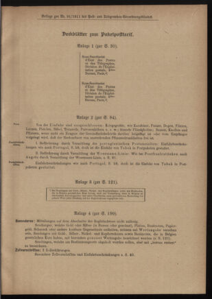 Post- und Telegraphen-Verordnungsblatt für das Verwaltungsgebiet des K.-K. Handelsministeriums 19110718 Seite: 3