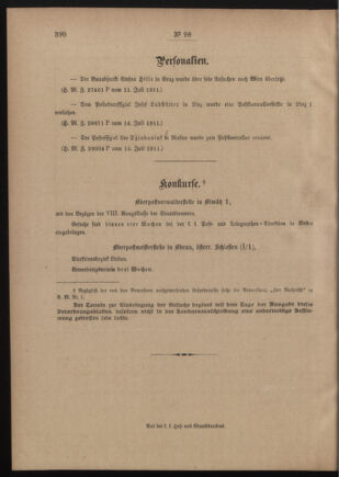 Post- und Telegraphen-Verordnungsblatt für das Verwaltungsgebiet des K.-K. Handelsministeriums 19110725 Seite: 4