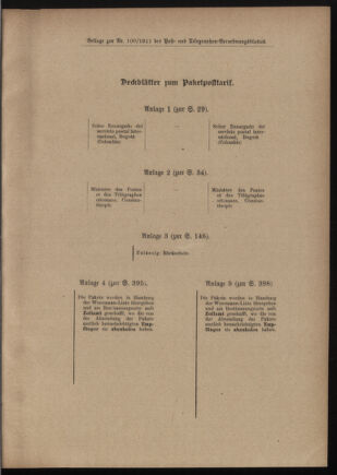 Post- und Telegraphen-Verordnungsblatt für das Verwaltungsgebiet des K.-K. Handelsministeriums 19110728 Seite: 3