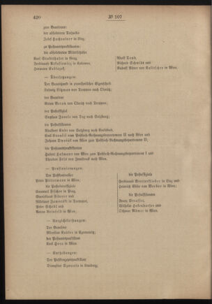 Post- und Telegraphen-Verordnungsblatt für das Verwaltungsgebiet des K.-K. Handelsministeriums 19110822 Seite: 2