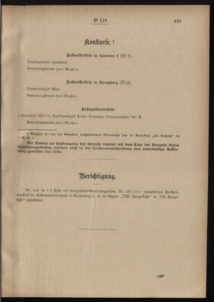 Post- und Telegraphen-Verordnungsblatt für das Verwaltungsgebiet des K.-K. Handelsministeriums 19110902 Seite: 3