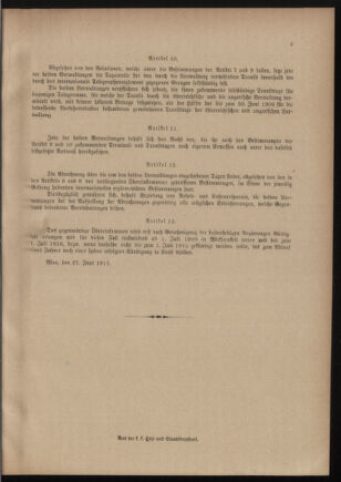 Post- und Telegraphen-Verordnungsblatt für das Verwaltungsgebiet des K.-K. Handelsministeriums 19110906 Seite: 7