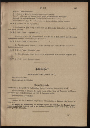 Post- und Telegraphen-Verordnungsblatt für das Verwaltungsgebiet des K.-K. Handelsministeriums 19110912 Seite: 3