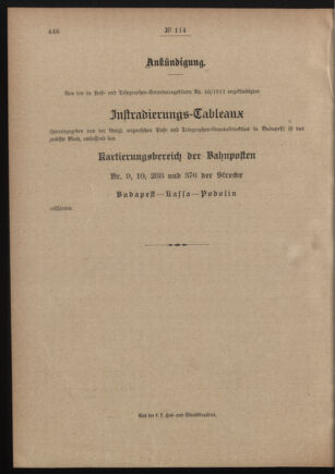 Post- und Telegraphen-Verordnungsblatt für das Verwaltungsgebiet des K.-K. Handelsministeriums 19110912 Seite: 4