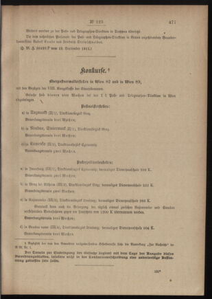 Post- und Telegraphen-Verordnungsblatt für das Verwaltungsgebiet des K.-K. Handelsministeriums 19110927 Seite: 3