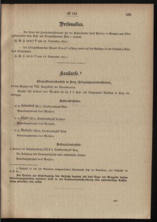 Post- und Telegraphen-Verordnungsblatt für das Verwaltungsgebiet des K.-K. Handelsministeriums 19111003 Seite: 3