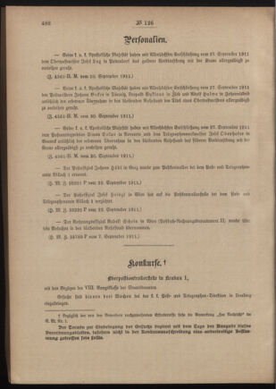 Post- und Telegraphen-Verordnungsblatt für das Verwaltungsgebiet des K.-K. Handelsministeriums 19111004 Seite: 2