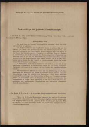 Post- und Telegraphen-Verordnungsblatt für das Verwaltungsgebiet des K.-K. Handelsministeriums 19111023 Seite: 5