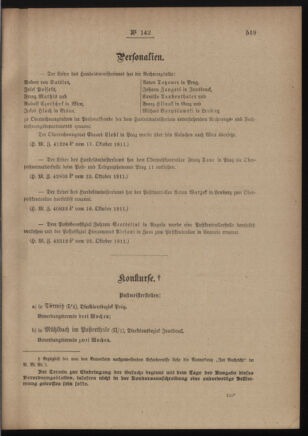 Post- und Telegraphen-Verordnungsblatt für das Verwaltungsgebiet des K.-K. Handelsministeriums 19111102 Seite: 3