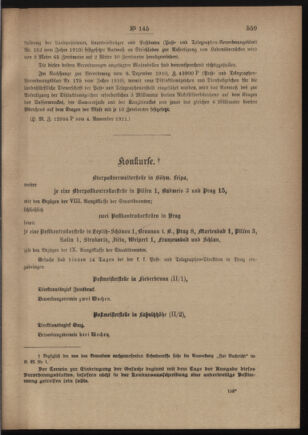 Post- und Telegraphen-Verordnungsblatt für das Verwaltungsgebiet des K.-K. Handelsministeriums 19111108 Seite: 3