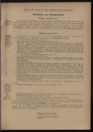 Post- und Telegraphen-Verordnungsblatt für das Verwaltungsgebiet des K.-K. Handelsministeriums 19111123 Seite: 3