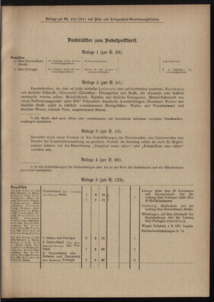 Post- und Telegraphen-Verordnungsblatt für das Verwaltungsgebiet des K.-K. Handelsministeriums 19111211 Seite: 3