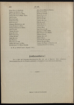 Post- und Telegraphen-Verordnungsblatt für das Verwaltungsgebiet des K.-K. Handelsministeriums 19111220 Seite: 4