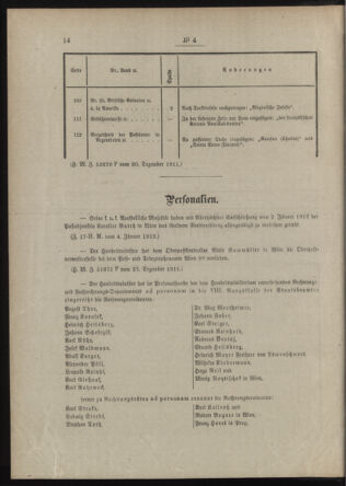 Post- und Telegraphen-Verordnungsblatt für das Verwaltungsgebiet des K.-K. Handelsministeriums 19120109 Seite: 2