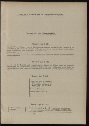 Post- und Telegraphen-Verordnungsblatt für das Verwaltungsgebiet des K.-K. Handelsministeriums 19120120 Seite: 3