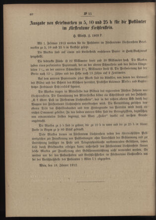 Post- und Telegraphen-Verordnungsblatt für das Verwaltungsgebiet des K.-K. Handelsministeriums 19120124 Seite: 2