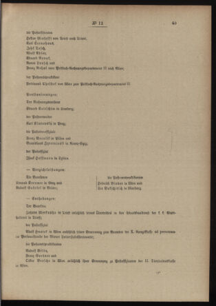 Post- und Telegraphen-Verordnungsblatt für das Verwaltungsgebiet des K.-K. Handelsministeriums 19120125 Seite: 3