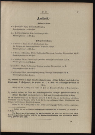 Post- und Telegraphen-Verordnungsblatt für das Verwaltungsgebiet des K.-K. Handelsministeriums 19120208 Seite: 3