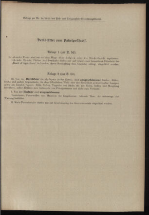 Post- und Telegraphen-Verordnungsblatt für das Verwaltungsgebiet des K.-K. Handelsministeriums 19120223 Seite: 5