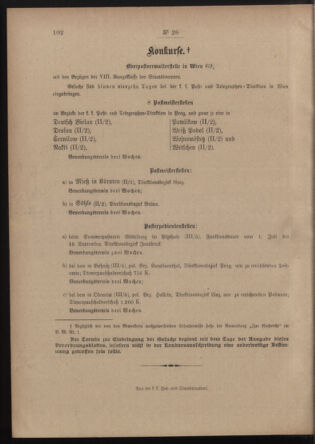 Post- und Telegraphen-Verordnungsblatt für das Verwaltungsgebiet des K.-K. Handelsministeriums 19120226 Seite: 4