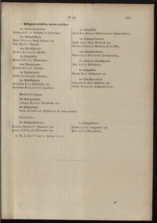 Post- und Telegraphen-Verordnungsblatt für das Verwaltungsgebiet des K.-K. Handelsministeriums 19120229 Seite: 3