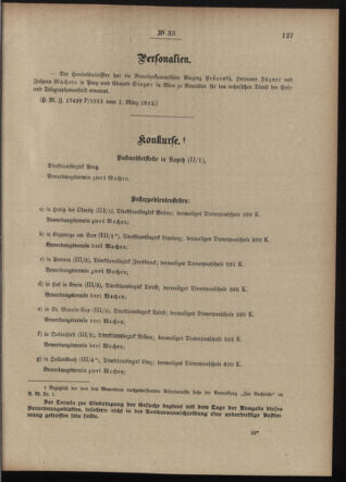 Post- und Telegraphen-Verordnungsblatt für das Verwaltungsgebiet des K.-K. Handelsministeriums 19120311 Seite: 3