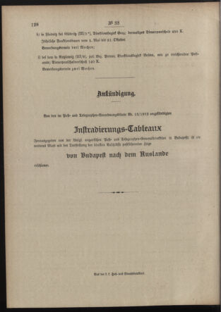 Post- und Telegraphen-Verordnungsblatt für das Verwaltungsgebiet des K.-K. Handelsministeriums 19120311 Seite: 4