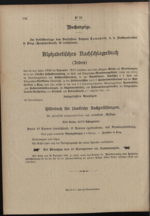 Post- und Telegraphen-Verordnungsblatt für das Verwaltungsgebiet des K.-K. Handelsministeriums 19120323 Seite: 4