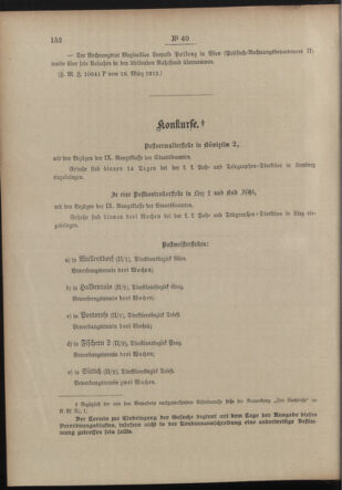 Post- und Telegraphen-Verordnungsblatt für das Verwaltungsgebiet des K.-K. Handelsministeriums 19120330 Seite: 2