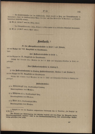 Post- und Telegraphen-Verordnungsblatt für das Verwaltungsgebiet des K.-K. Handelsministeriums 19120413 Seite: 3