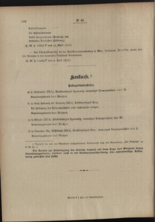 Post- und Telegraphen-Verordnungsblatt für das Verwaltungsgebiet des K.-K. Handelsministeriums 19120420 Seite: 4