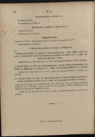 Post- und Telegraphen-Verordnungsblatt für das Verwaltungsgebiet des K.-K. Handelsministeriums 19120503 Seite: 4