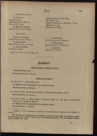 Post- und Telegraphen-Verordnungsblatt für das Verwaltungsgebiet des K.-K. Handelsministeriums 19120525 Seite: 3