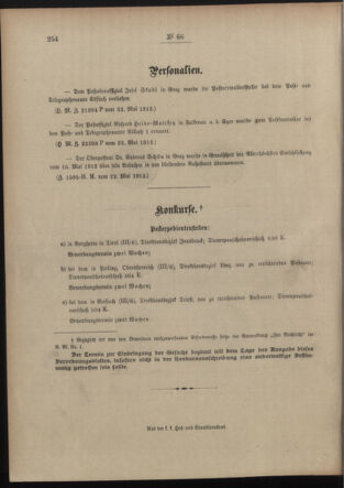 Post- und Telegraphen-Verordnungsblatt für das Verwaltungsgebiet des K.-K. Handelsministeriums 19120531 Seite: 4