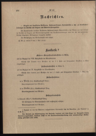 Post- und Telegraphen-Verordnungsblatt für das Verwaltungsgebiet des K.-K. Handelsministeriums 19120604 Seite: 2