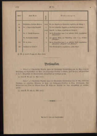 Post- und Telegraphen-Verordnungsblatt für das Verwaltungsgebiet des K.-K. Handelsministeriums 19120605 Seite: 8