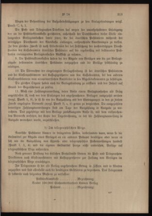 Post- und Telegraphen-Verordnungsblatt für das Verwaltungsgebiet des K.-K. Handelsministeriums 19120624 Seite: 19