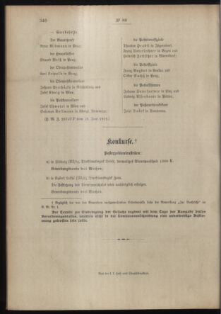 Post- und Telegraphen-Verordnungsblatt für das Verwaltungsgebiet des K.-K. Handelsministeriums 19120626 Seite: 4