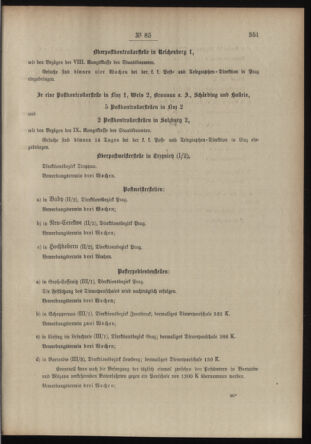 Post- und Telegraphen-Verordnungsblatt für das Verwaltungsgebiet des K.-K. Handelsministeriums 19120701 Seite: 3