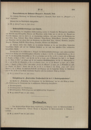 Post- und Telegraphen-Verordnungsblatt für das Verwaltungsgebiet des K.-K. Handelsministeriums 19120722 Seite: 3