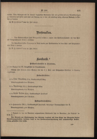 Post- und Telegraphen-Verordnungsblatt für das Verwaltungsgebiet des K.-K. Handelsministeriums 19120801 Seite: 3