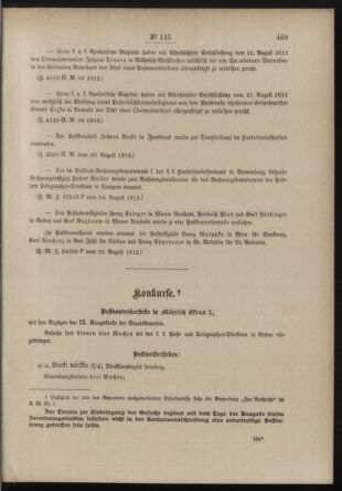 Post- und Telegraphen-Verordnungsblatt für das Verwaltungsgebiet des K.-K. Handelsministeriums 19120904 Seite: 3