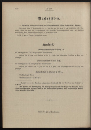 Post- und Telegraphen-Verordnungsblatt für das Verwaltungsgebiet des K.-K. Handelsministeriums 19120906 Seite: 2