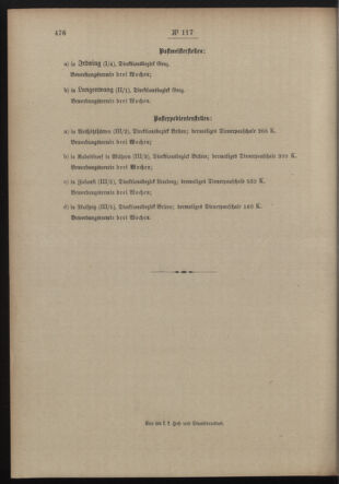 Post- und Telegraphen-Verordnungsblatt für das Verwaltungsgebiet des K.-K. Handelsministeriums 19120910 Seite: 4