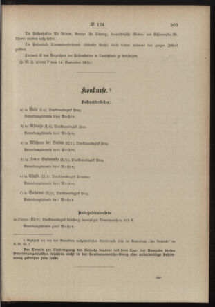 Post- und Telegraphen-Verordnungsblatt für das Verwaltungsgebiet des K.-K. Handelsministeriums 19120924 Seite: 3